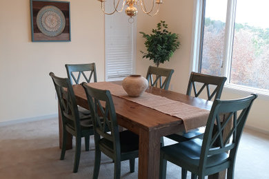 Dining room - eclectic dining room idea in Little Rock
