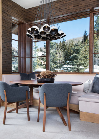 Rustic Dining Room by Reed Design Group