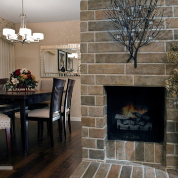 Valencia Dining Room / Fireplace
