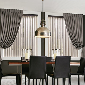 VERTICAL VINYL BLINDS - Graber Dining Room Ideas
