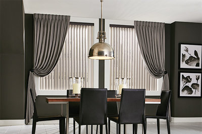 Modern Dining Room by Windows Dressed Up