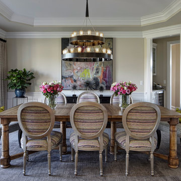 Vibrant Eclectic Dining Room