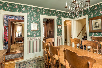 Dining room - victorian dining room idea in Burlington