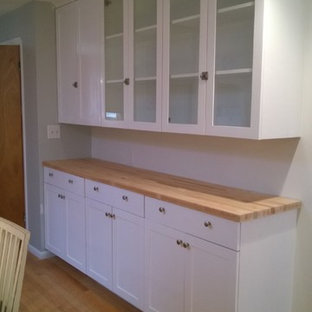 Modelo de comedor de cocina de estilo americano de tamaño medio