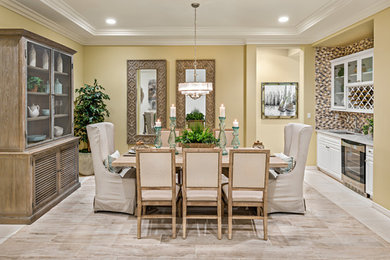 Traditional dining room in Los Angeles.