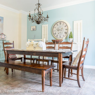 Vintage Farmhouse Kitchen and Dining Room Photo-Shoot