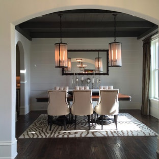 75+ Landhausstil Esszimmer mit beiger Wandfarbe Ideen & Bilder - August