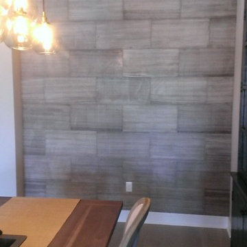 WALL - INTERIOR Wall - Dinning Room Wall 12" x 24" Marble Tile