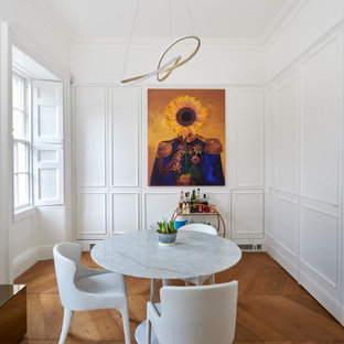Inspiration for a contemporary dining room in Wiltshire.