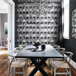 75 Beautiful Wallpaper Dining Room Pictures Ideas August 2021 Houzz