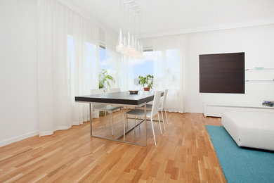 Photo of a contemporary dining room in Stockholm.