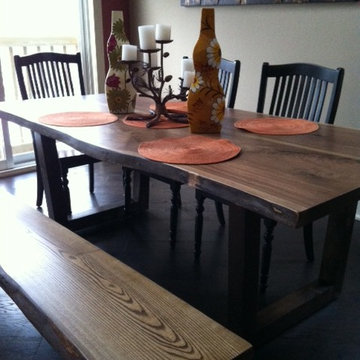 WALNUT LIVE EDGE TABLE / COUNTERTOPS / COFFEE TABLES