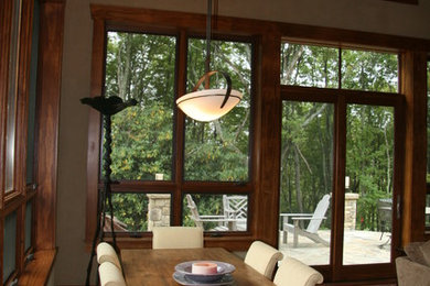 Dining room - craftsman dining room idea in Other
