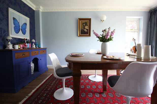 Eclectic Dining Room by Seasons in Colour