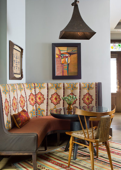 Eclectic Dining Room by Atelier Interior Design