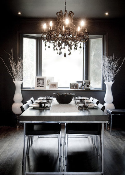 Eclectic Dining Room by Gaile Guevara