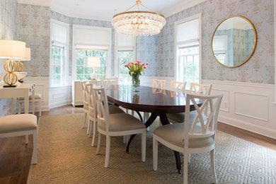Transitional dining room photo in Baltimore