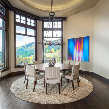 Wide-Plank Hickory Couples With Mountain Eclectic Design