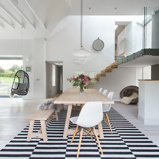 Photo of a contemporary dining room in Edinburgh.