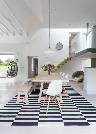 Contemporary Dining Room by Hen & Crask Edinburgh