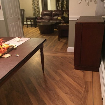 Wilmington Home- Furniture Design, Custom Desk Area, and New Flooring
