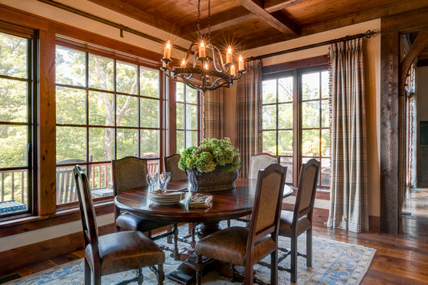 Rustic Dining Room by Dianne Davant and Associates