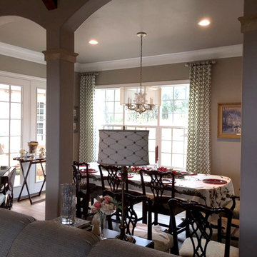 Wimberley - New Drapes Addition to the interior space