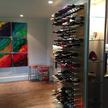 Wine Wall Storage Display @ Nelson Residence