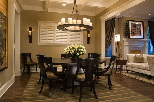 American Traditional Dining Room by Michael Abrams Interiors