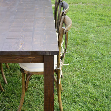 Wood Farmhouse Table