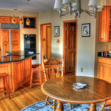 Wooden Kitchen & Dining Room