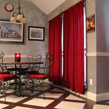 WWII / 50's Themed Dining Room