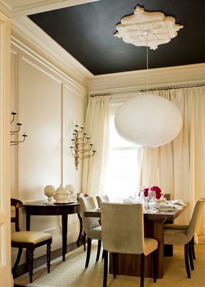 Transitional Dining Room by McGill Design Group Inc.