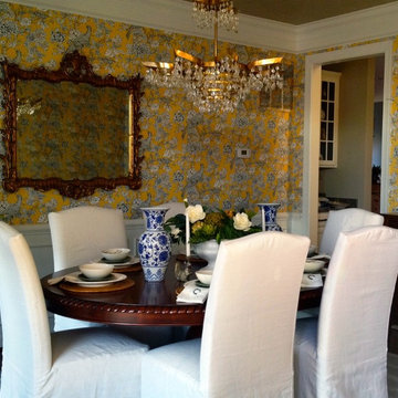 Yellow Formal Dining Room