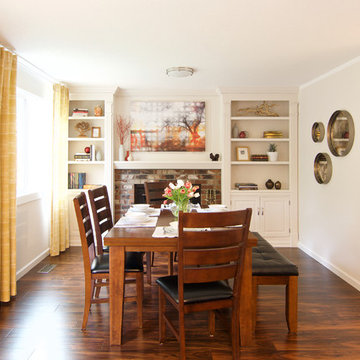 Yellow Rhapsody: Kirkland living and dining area design