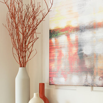 Yellow Rhapsody: Kirkland living and dining area design