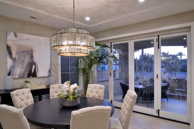 Inspiration for a dining room remodel in San Diego