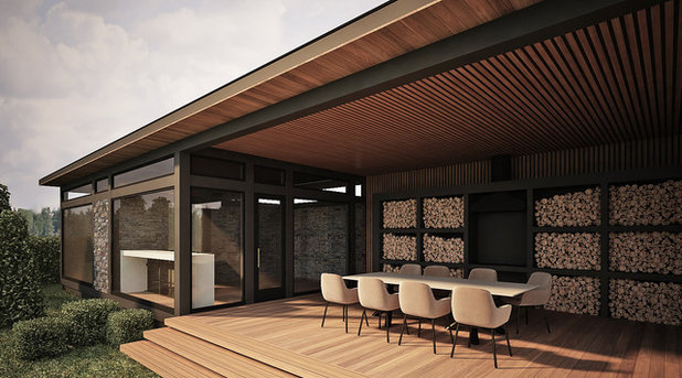 Современный Фасад дома by Студия современного дизайна «ARCHI-3»