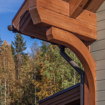 Дом по технологии Timber Frame