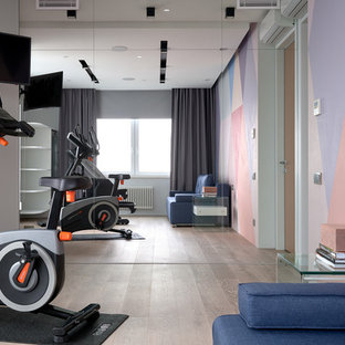 Moderner Fitnessraum in Moskau