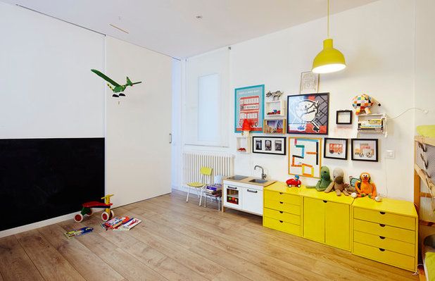Contemporáneo Dormitorio infantil by TheHallStudio & Manu Pagés Arquitectura