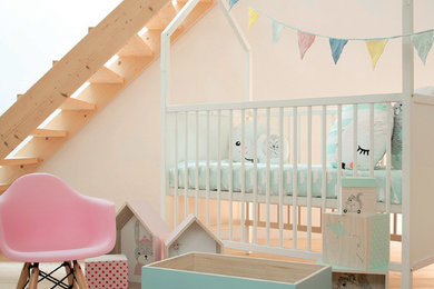 Habitación bebé tonos pastel