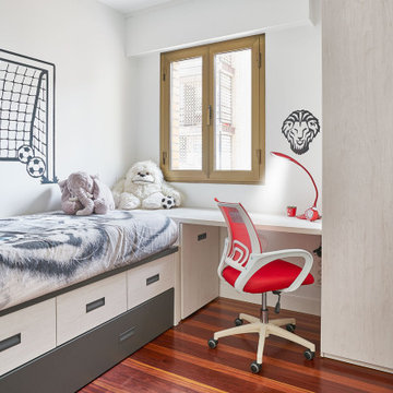 Piso con cocina abierta al salón