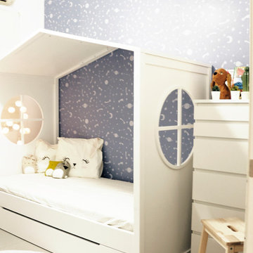 Un dormitorio Infantil lleno de luz en Atocha