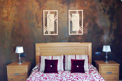Foto de dormitorio tradicional renovado de tamaño medio