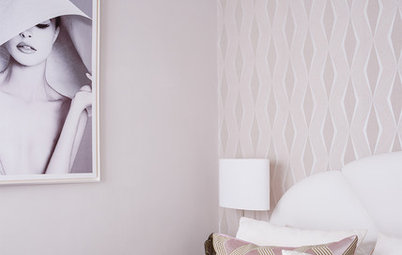 Más vale una imagen...: 11 dormitorios bonitos con papel pintado