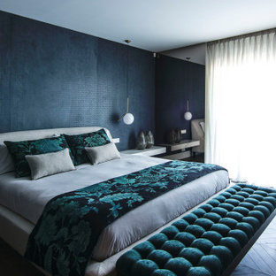 Modelo de dormitorio contemporáneo grande