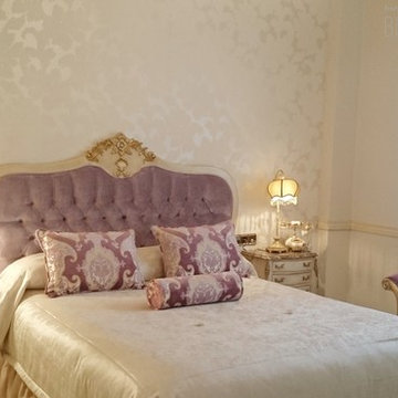 Dormitorio de estilo clásico renovado