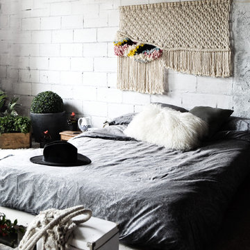Eclectic Loft Deco styling and Macrame