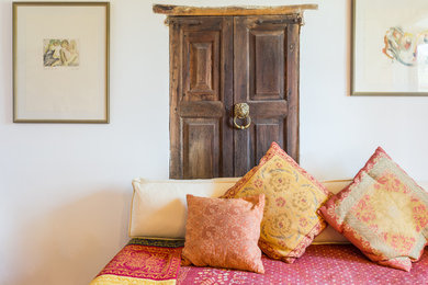 Bedroom - mediterranean bedroom idea in Other